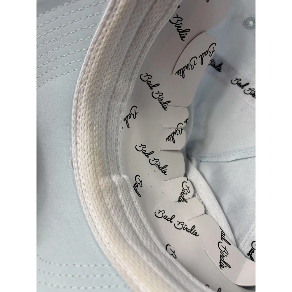 Bad Birdie Hat Snap Back Cap One Size Blue Satin Member Rope Golf Mens